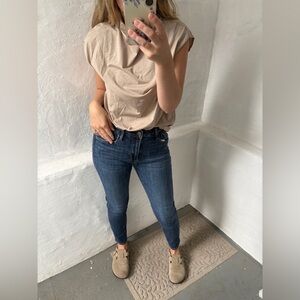 Jackie high rise driftwood Jeans